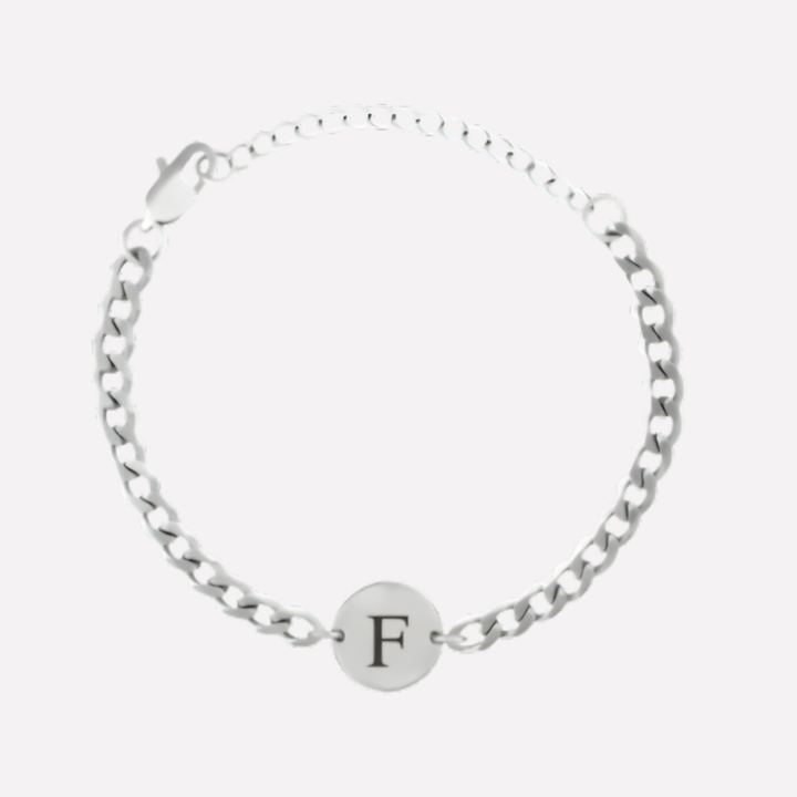 Coin Bracelet with Initials