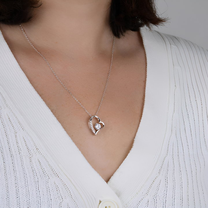 To My Wife Heart Necklace