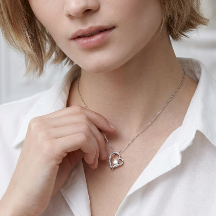 Eternal Rose Box with Forever Love Necklace