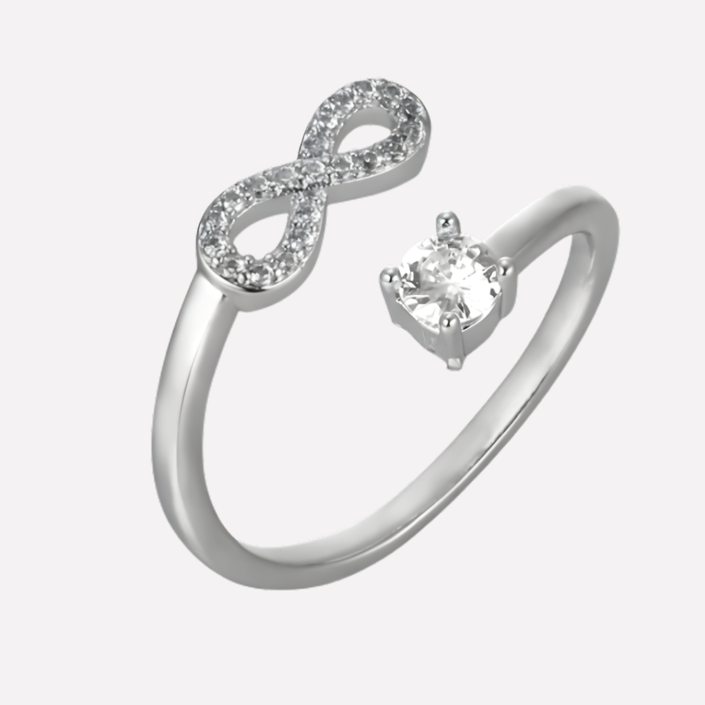 Men’s Initial Ring with Zirconia