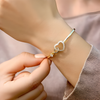 Infinity Heart Bracelet with Sentiment