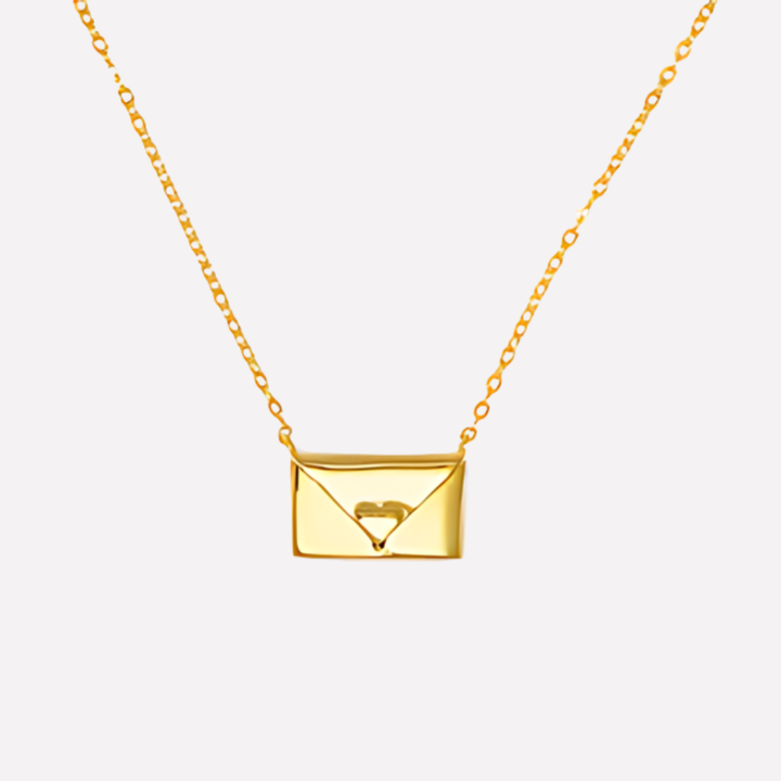 I Love You Envelope Necklace