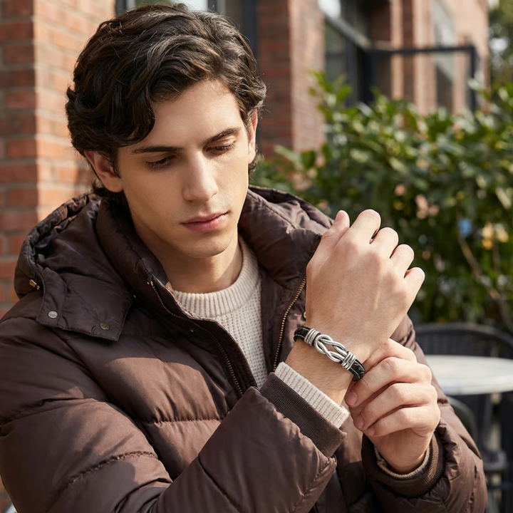 For Grandson – Together Forever Infinity Bracelet