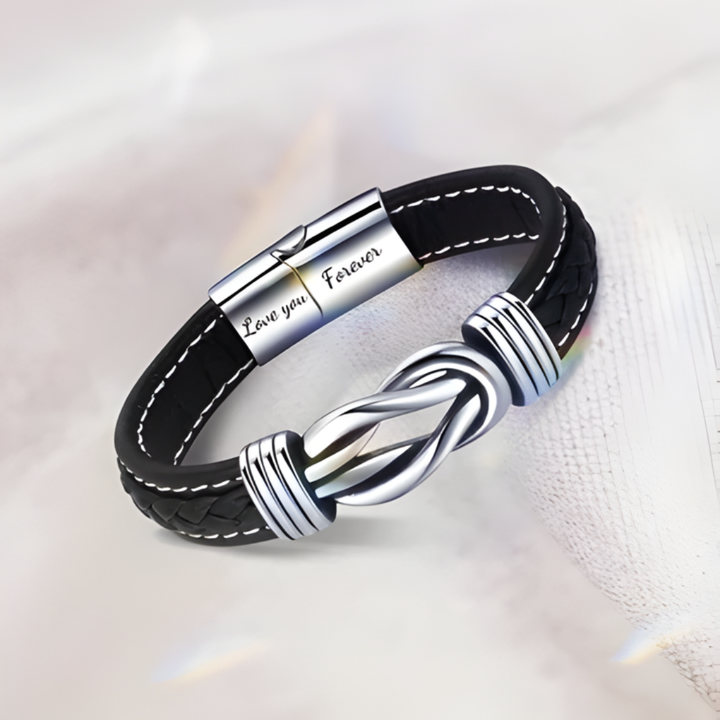 For Son “Love You Forever” Infinity Bracelet