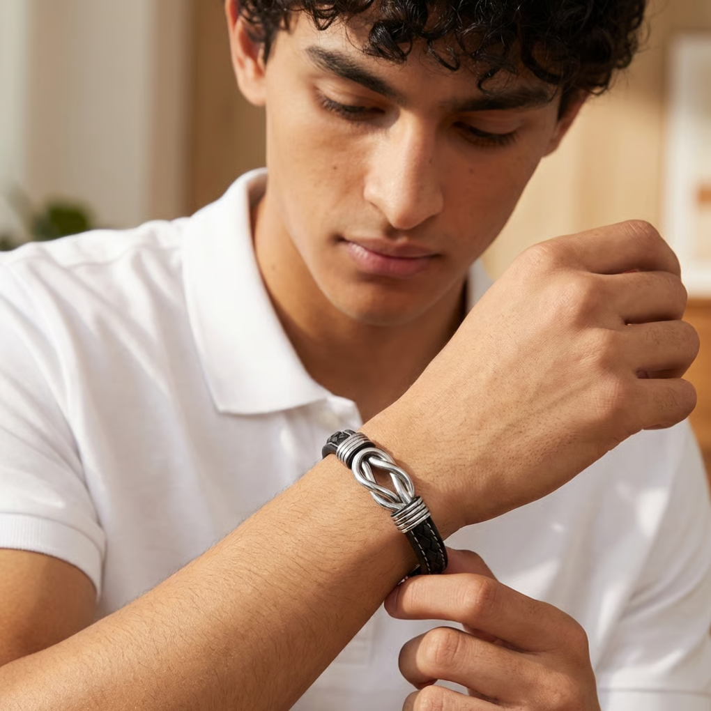 For Son “Love You Forever” Infinity Bracelet