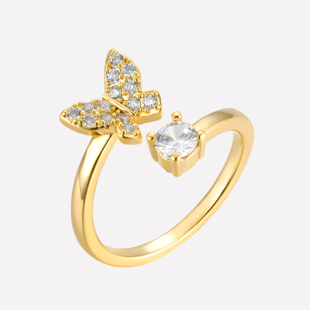 Men’s Initial Ring with Zirconia