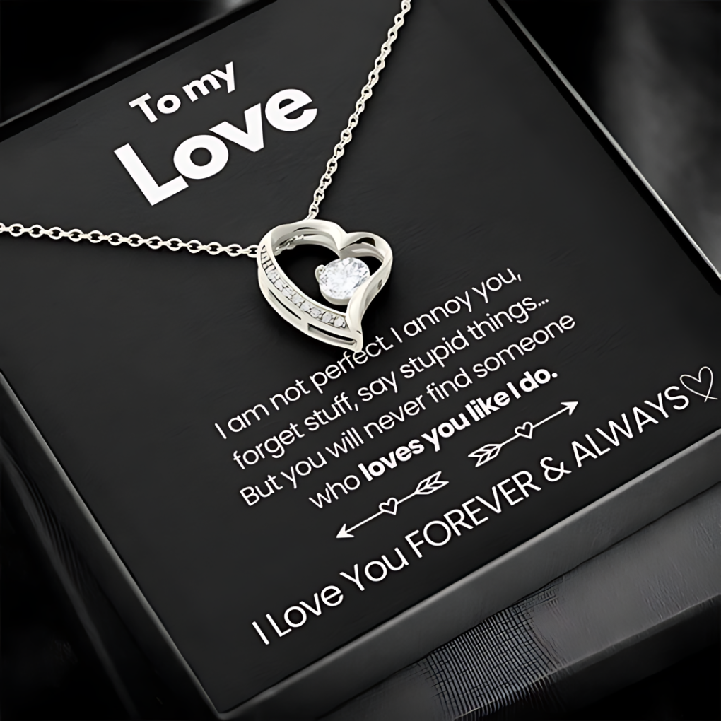 To My Love Heart Necklace