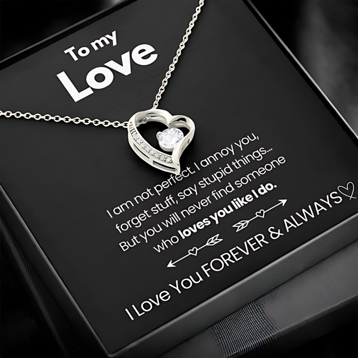 To My Love Heart Necklace