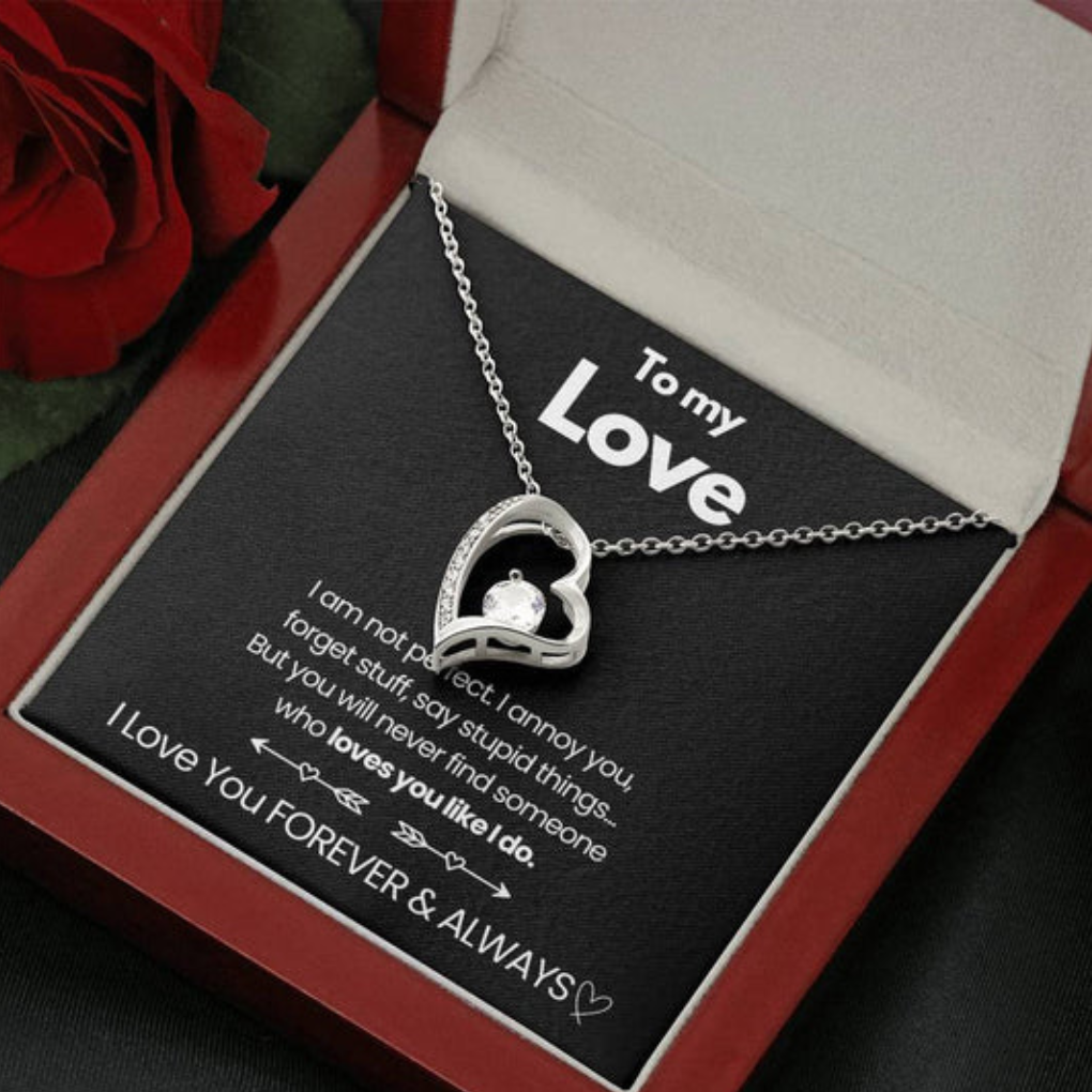 To My Love Heart Necklace