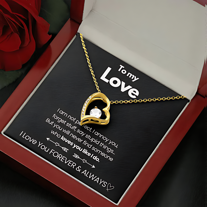 To My Love Heart Necklace