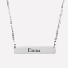 Personalized Bar Necklace with Name