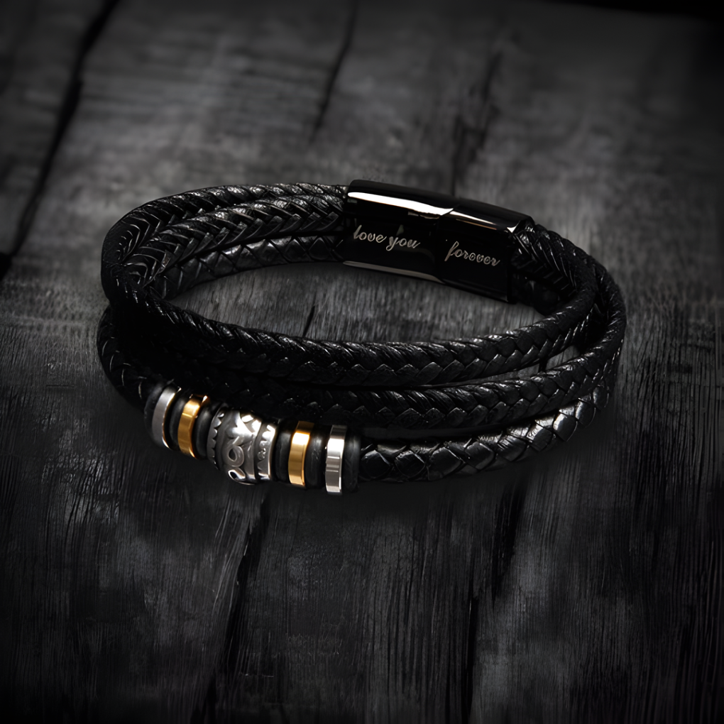 For My Man Promise Leather Bracelet