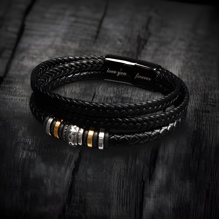 For My Man Promise Leather Bracelet
