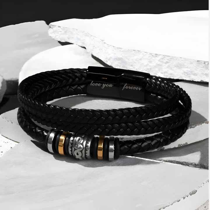 For My Man Promise Leather Bracelet