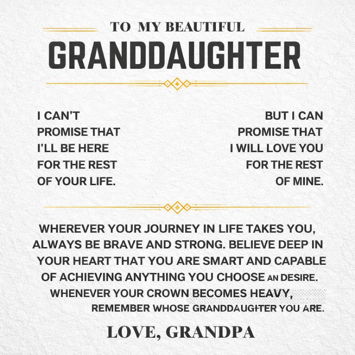 For Grandaughter Forever Love Necklace