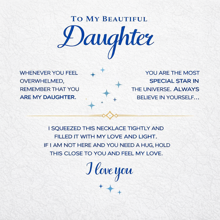 For Daughter Special Star Necklace