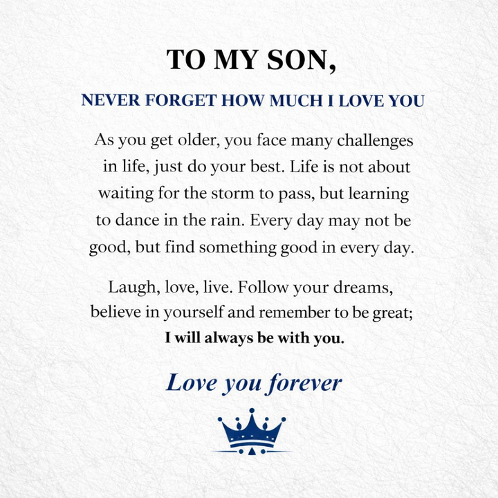 To My Son Infinity Bracelet