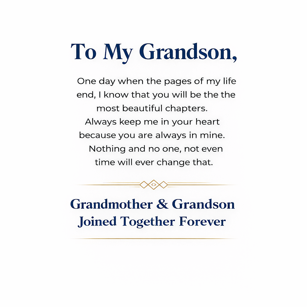 For Grandson – Together Forever Infinity Bracelet