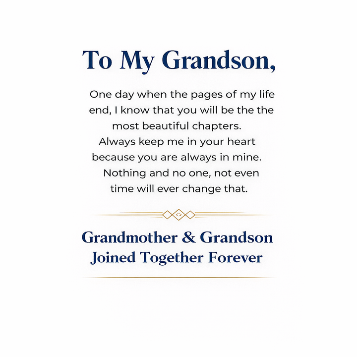 For Grandson – Together Forever Infinity Bracelet