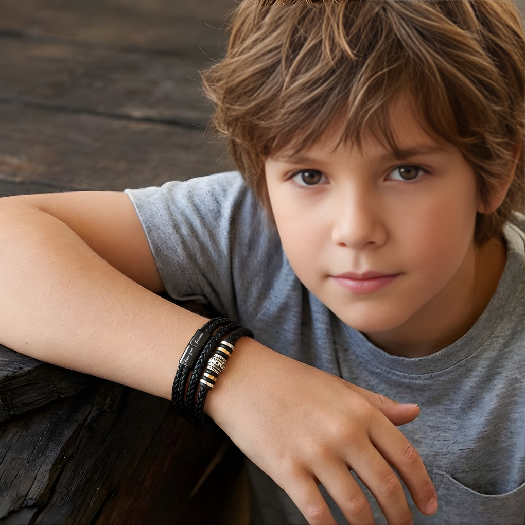 For Grandson – I Will Always Be With You Bracelet