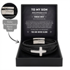 To My Son Personalized Faith Bracelet