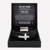 To My Son Eternal Guardian Faith Bracelet