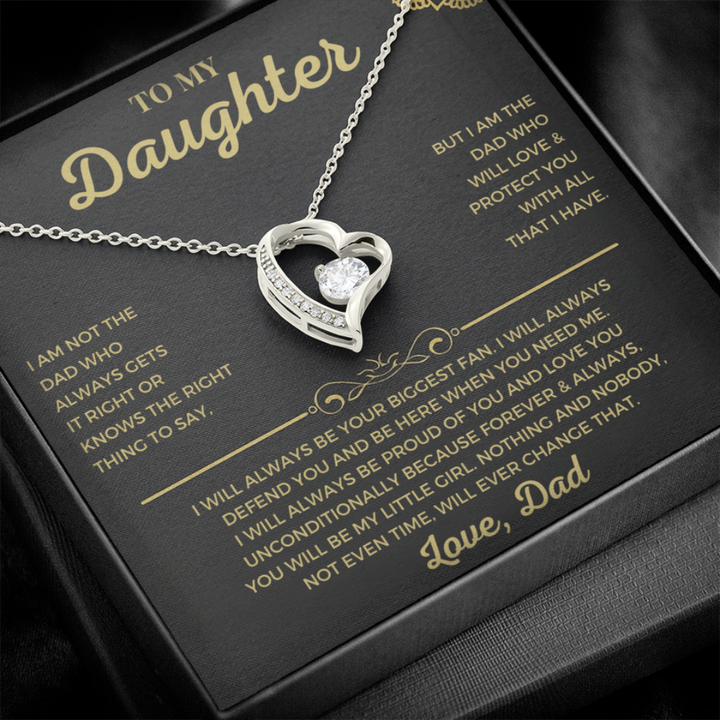 To My Daughter Necklace