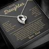 To My Daughter Necklace