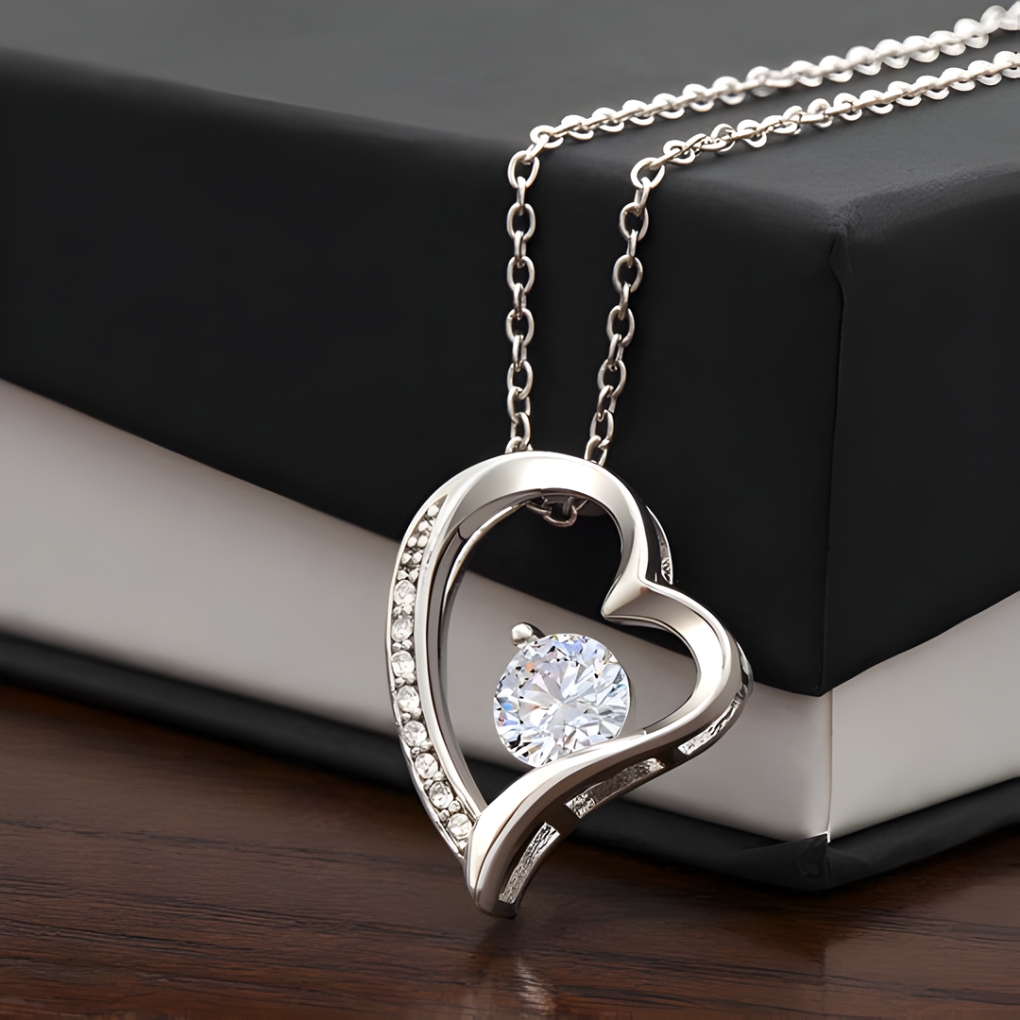 For Granddaughter – Love, Grandma Heart Necklace