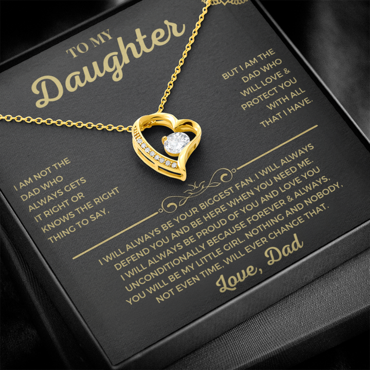 To My Daughter Necklace