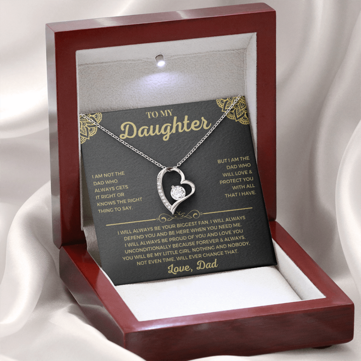 To My Daughter Necklace