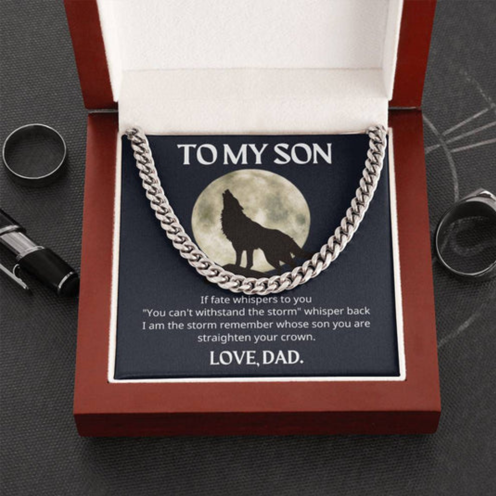 “Remember Whose Son You Are” Cuban Chain