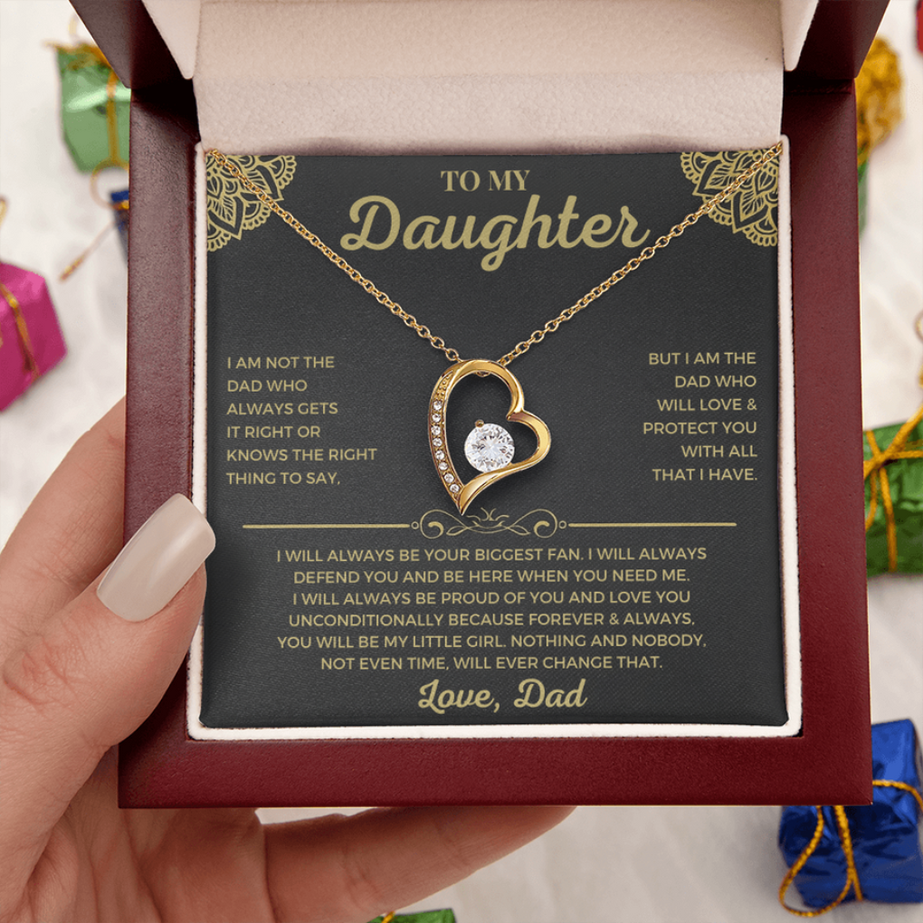 To My Daughter Necklace