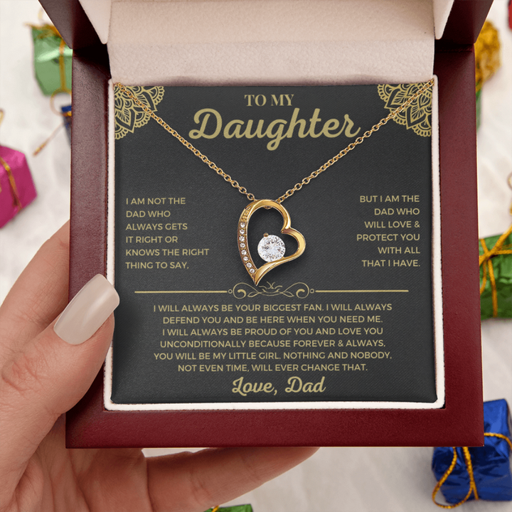 To My Daughter Necklace