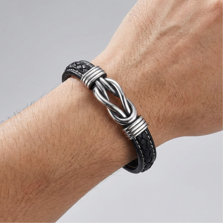 “Mother and Son Joined Together Forever” Infinity Bracelet
