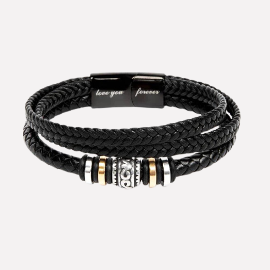 To My Son Love You Forever Bracelet