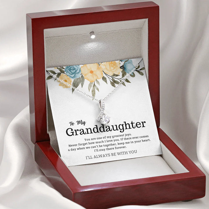 For Granddaughter – Keep Me in Your Heart Necklace