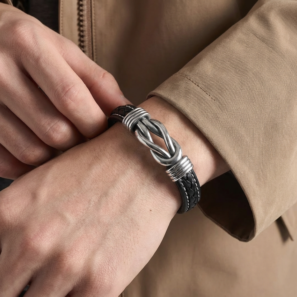 “To My Man I Love You Forever” Infinity Bracelet