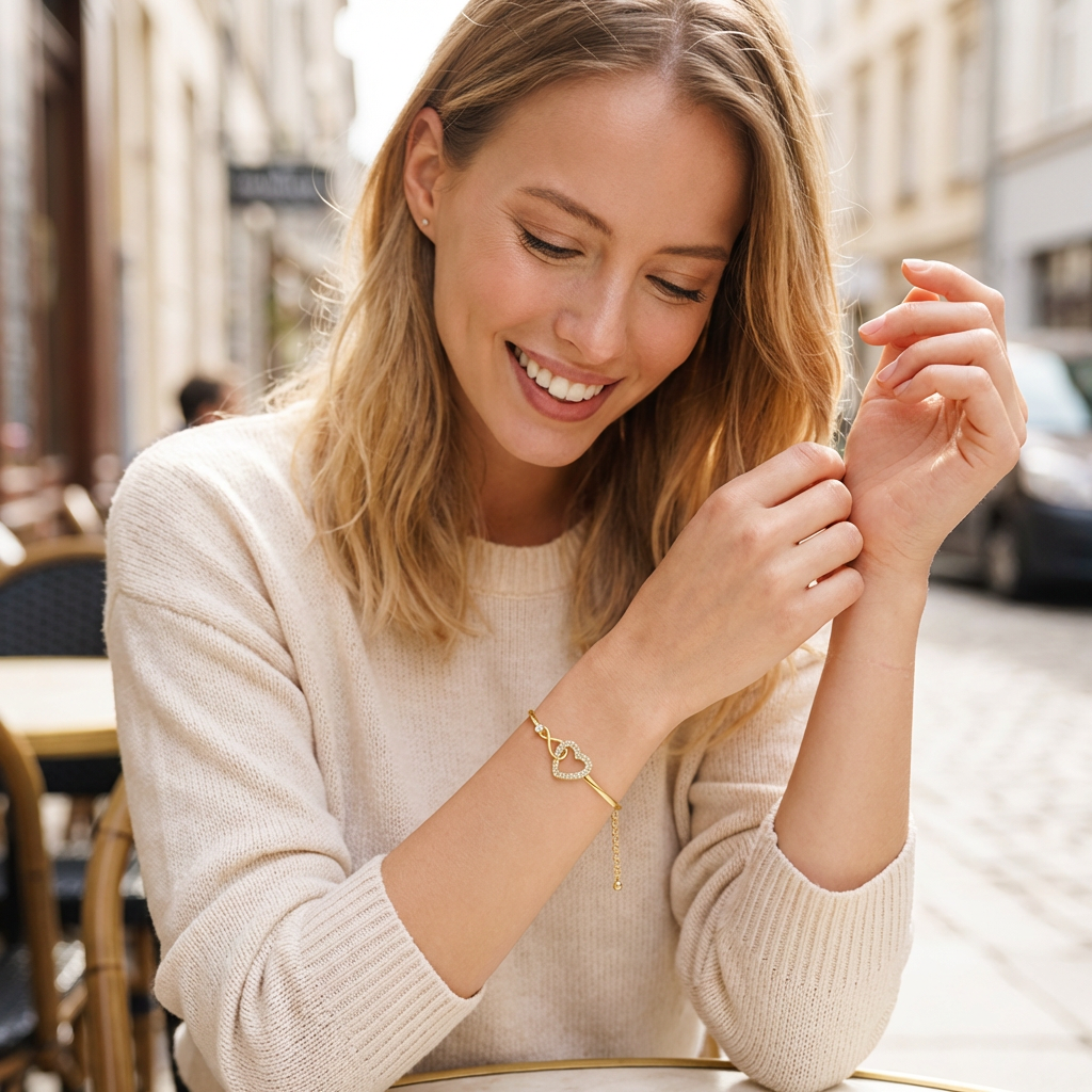 Infinity Heart Bracelet