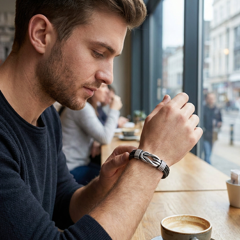 To My Son Infinity Bracelet