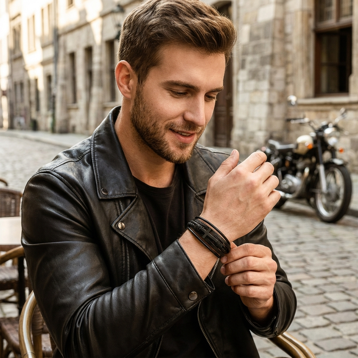 To My Son Personalized Faith Bracelet