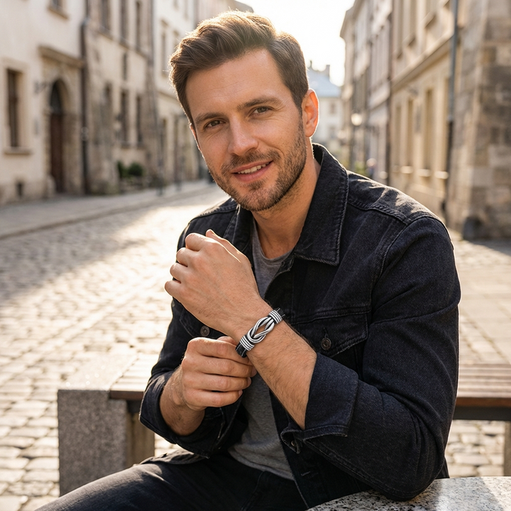 To My Grandson Infinity Bracelet