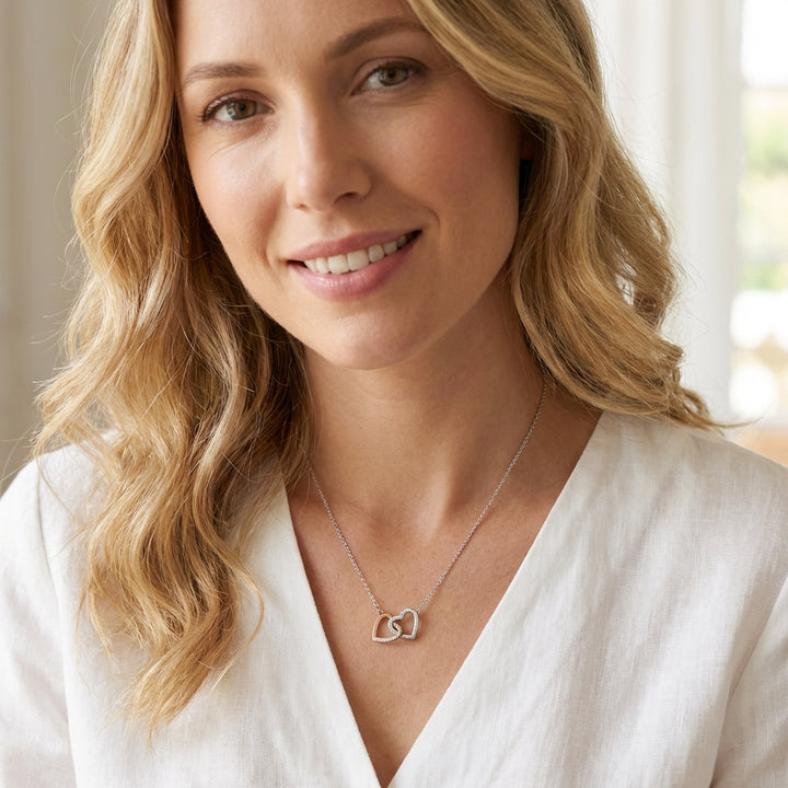 Interlocking Hearts Necklace