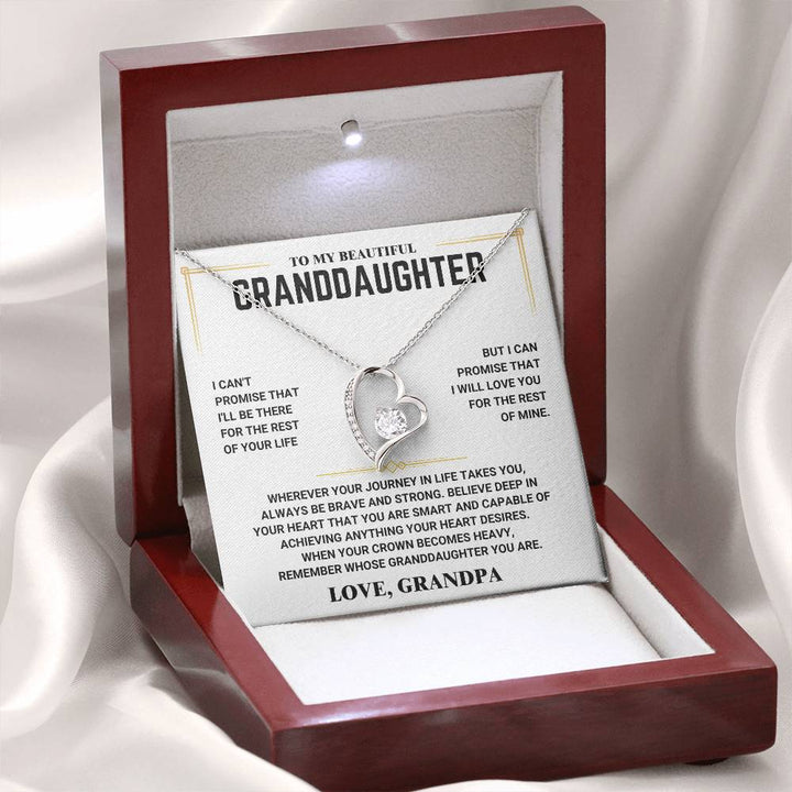 For Grandaughter Forever Love Necklace