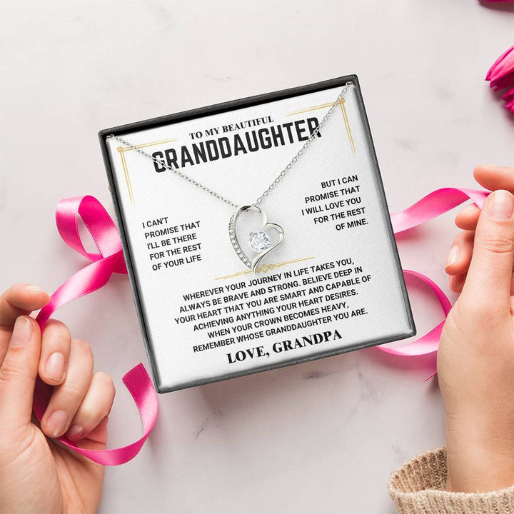 For Grandaughter Forever Love Necklace