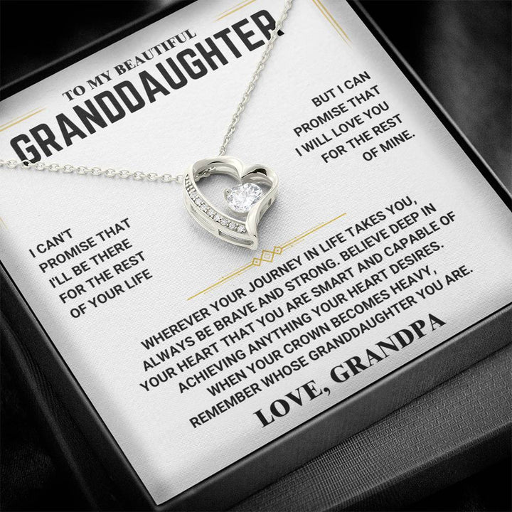 For Grandaughter Forever Love Necklace